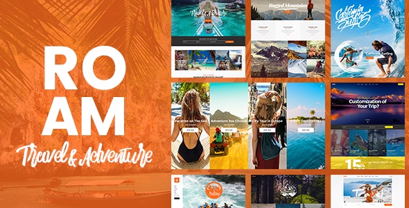 دانلود قالب وردپرس Roam - پوسته تور مسافرتی و گردشگری وردپرس
