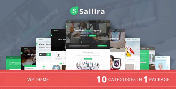 دانلود قالب وردپرس Sallira - پوسته استارت آپ و کاری وردپرس