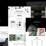 دانلود قالب میوز moon - قالب نمونه کار خلاقانه و حرفه ای Adobe Muse