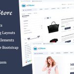 دانلود قالب سایت AllStore - قالب فروشگاهی چند منظوره و حرفه ای HTML