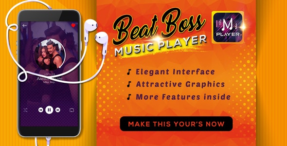 دانلود سورس اپلیکیشن اندروید Beat Boss - اپلیکیشن موزیک پلیر حرفه ای اندروید