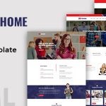 دانلود قالب سایت Eduhome - قالب دانشگاه و آموزشگاه تحصیلی وردپرس