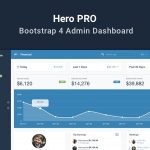 دانلود قالب سایت Hero PRO - قالب مدیریت و داشبورد بوت استرپ 4