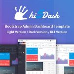 دانلود قالب مدیریت Hi5Dash - قالب مدیریت و ادمین پیشرفته بوت استرپ 4