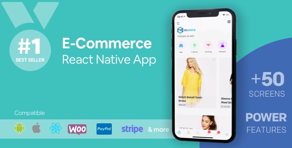 دانلود اپلیکیشن موبایل MStore Pro - اپلیکیشن فروشگاهی چند منظوره اندروید و iOS