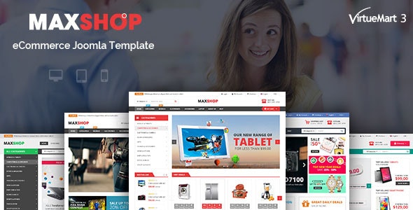 دانلود قالب جوملا Maxshop - قالب فروشگاهی حرفه ای و چند منظوره جوملا
