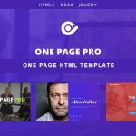 دانلود قالب سایت One Page Pro - قالب چند منظوره و تک صفحه ای HTML