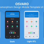 دانلود قالب سایت Osvaro - قالب موبایل نئومورفیسم حرفه ای و واکنش گرا