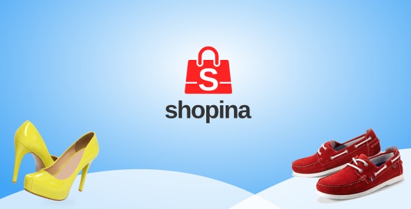 دانلود قالب سایت Shopina - قالب UI Kit فروشگاهی موبایل HTML