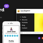 دانلود قالب سایت UkieCard - قالب سایت شخصی و رزومه HTML