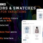 دانلود افزونه WooCommerce Colors and Swatches for Variations