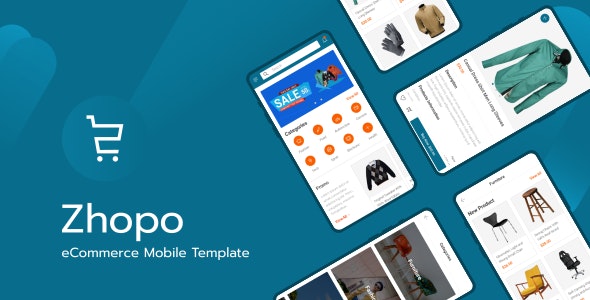 دانلود قالب سایت Zhopo - قالب فروشگاهی موبایل حرفه ای HTML