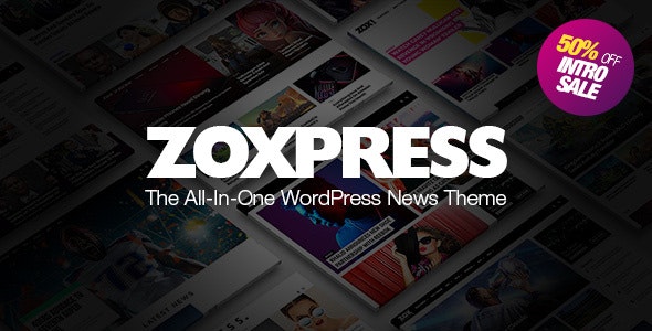 دانلود قالب وردپرس ZoxPress - قالب خبری و مجله حرفه ای وردپرس