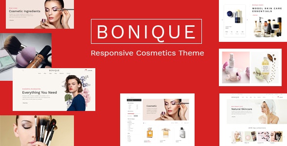 دانلود قالب پرستاشاپ Bonique - قالب فروشگاهی لوازم آرایشی و بهداشتی