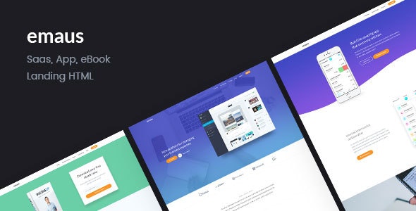 دانلود قالب سایت Emaus - قالب تکنولوژی و استارت آپ حرفه ای HTML