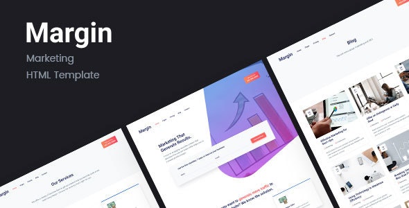 دانلود قالب سایت Margin - قالب دیجیتال مارکتینگ حرفه ای HTML