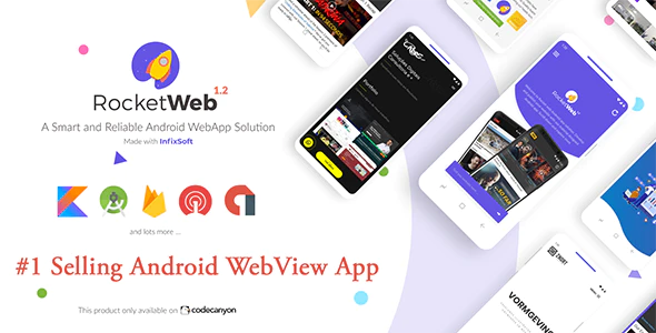 دانلود سورس اپلیکیشن اندروید RocketWeb - به همراه ویژگی های فوق العاده