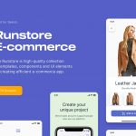 دانلود UI Kit موبایل Real Estate Property Finder App دانلود UI Kit اپلیکیشن موبایل فروشگاهی Runstore