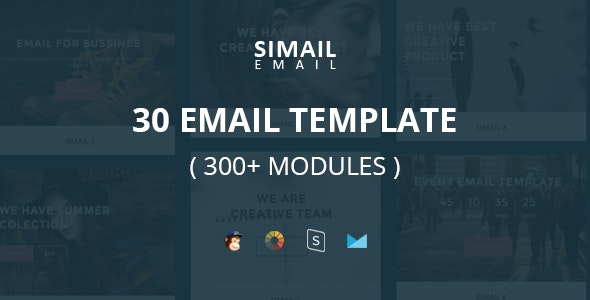 دانلود قالب ایمیل SIMAIL - مجموعه 30 قالب ایمیل و خبرنامه حرفه ای