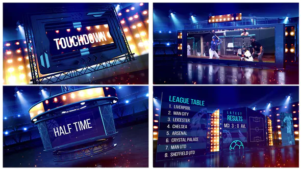 دانلود پروژه افتر افکت Sports Display Screens - پکیج کامل محصول + آموزش