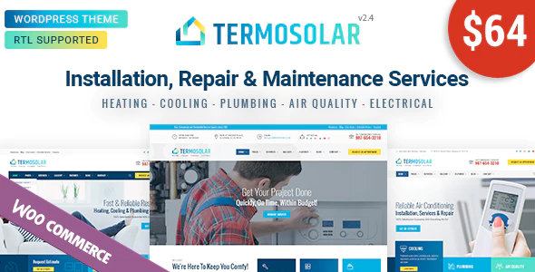 دانلود قالب وردپرس Termosolar - پوسته خدماتی و کسب و کار حرفه ای