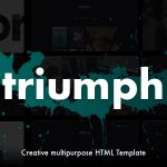 دانلود قالب دروپال Carina – قالب خلاقانه و واکنش گرا دروپال دانلود قالب سایت Triumph - قالب نمونه کار تک صفحه ای و نمونه کار HTML