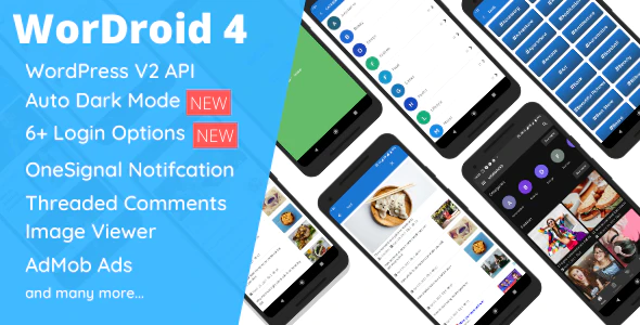 دانلود سورس اپلیکیشن اندروید WorDroid - در دو نسخه روشن و تاریک