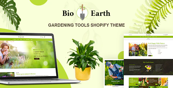 دانلود قالب شاپیفای Bio Earth - قالب فروشگاهی چند منظوره و پیشرفته
