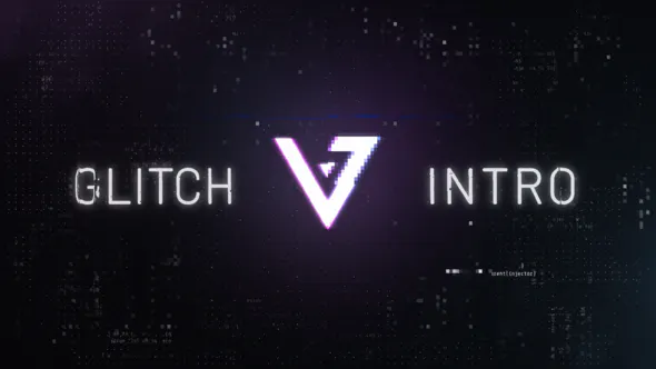 دانلود پروژه افتر افکت Glitch Logo Reveal - پروژه افترافکت لوگو گلیچ حرفه ای
