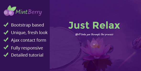 دانلود قالب سایت MintBerry - قالب واکنش گرا و چند منظوره HTML
