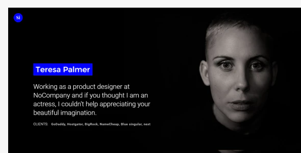 دانلود قالب سایت Singular - قالب نمونه کار و رزومه شخصی HTML
