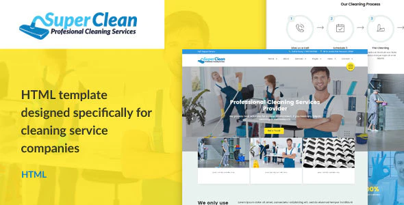 دانلود قالب سایت INVITE – قالب چند منظوره و حرفه ای صفحه فرود HTML دانلود قالب سایت Super Clean - قالب سایت و شرکت خدماتی HTML