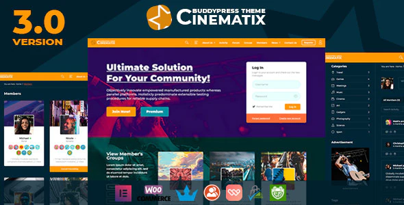 دانلود قالب وردپرس Cinematix- پوسته بادی پرس حرفه ای وردپرس