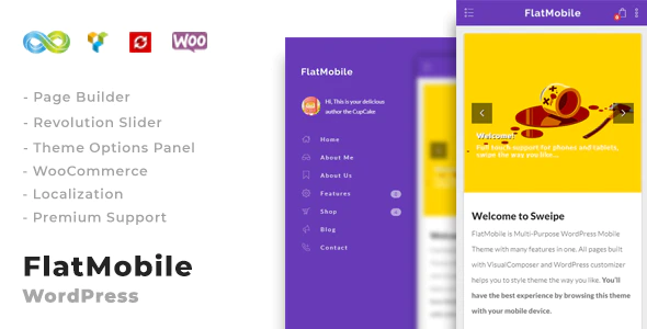 دانلود قالب وردپرس FlatMobile - پوسته موبایل مدرن و حرفه ای وردپرس