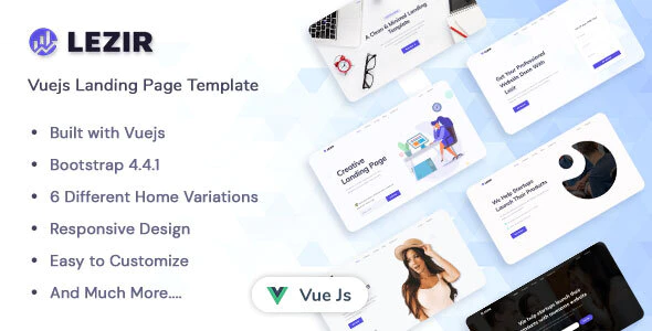 دانلود قالب ایمیل Valentine – مجموعه قالب خبرنامه StampReady و Mailchimp دانلود قالب سایت Lezir - قالب کسب و کار حرفه ای Vuejs
