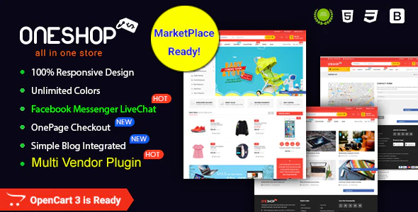 دانلود قالب سایت BestShop – قالب فروشگاهی و چند منظوره HTML دانلود قالب اپن کارت OneShop - قالب فروشگاهی چند منظوره OpenCart