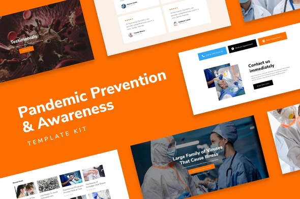 دانلود قالب المنتور SafetyKit - پوسته پیشگیری و درمان بیماری وردپرس