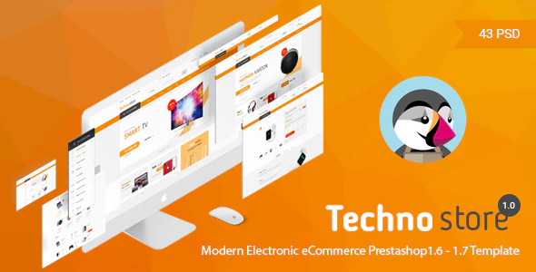 دانلود قالب پرستاشاپ Technostore - قالب فروشگاهی چند منظوره