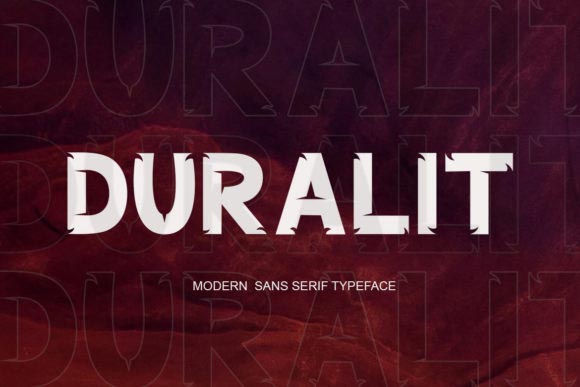 دانلود فونت انگلیسی سنس سریف Duralit