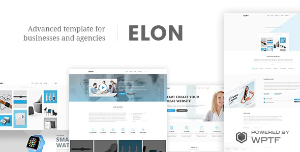 دانلود قالب وردپرس Elon - پوسته شرکتی حرفه ای وردپرس