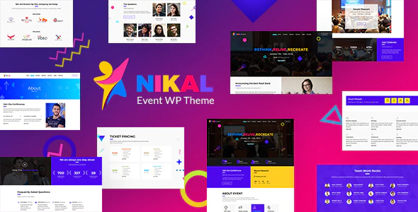 دانلود قالب وردپرس Nikal - پوسته برگزاری رویداد و سمینار وردپرس