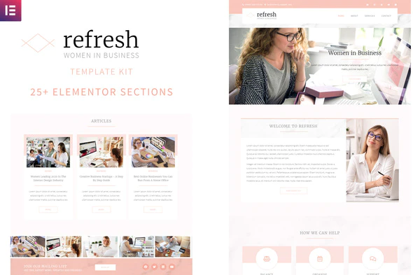 دانلود قالب المنتور OrangeBee – پوسته شرکتی حرفه ای وردپرس دانلود قالب المنتور Refresh - پوسته کسب و کار و تجارت وردپرس