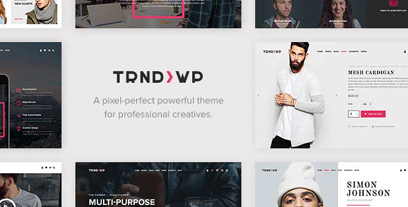 دانلود قالب وردپرس Trendy - پوسته چند منظوره و خلاقانه وردپرس