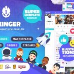 دانلود قالب شاپیفای TheClick – قالب فروشگاهی حرفه ای و چند منظوره دانلود قالب سایت Vikinger - قالب شبکه اجتماعی و جامعه مجازی HTML