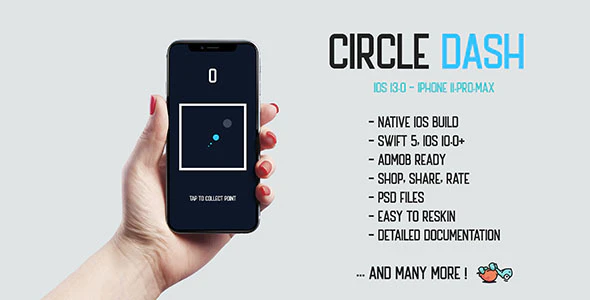 دانلود سورس اپلیکیشن اندروید Ninja Jump Adventure – بازی نینجا جامپ اندروید دانلود سورس اپلیکیشن iOS بازی جذاب Circle Dash