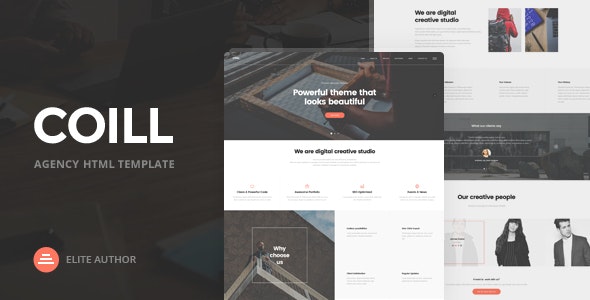 دانلود قالب سایت Coill - قالب شرکتی و کسب و کار HTML5