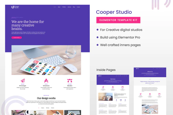 دانلود قالب المنتور Cooper Studio - پوسته شرکتی حرفه ای وردپرس