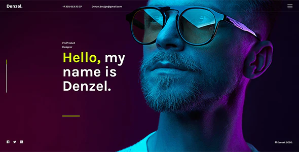 دانلود فونت انگلیسی و پرمیوم Scary Zombie دانلود قالب سایت Denzel - قالب تک صفحه ای رزومه شخصی HTML