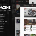 دانلود قالب سایت Hotmagazine - قالب حرفه ای مجله خبری HTML