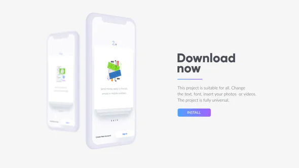 دانلود پروژه افتر افکت Mobile App Promo - معرفی اپلیکیشن و محصول